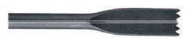 Slotting chisel with flat shape and black color