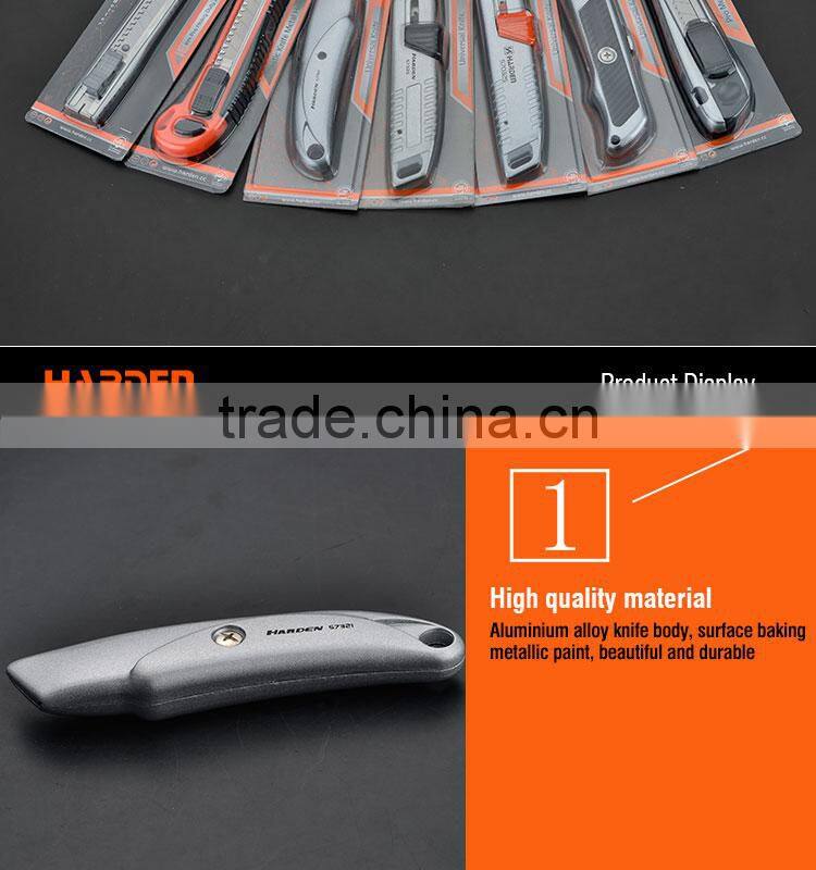 Auto Repairing Aluminum Retractable Universal Utility Knife