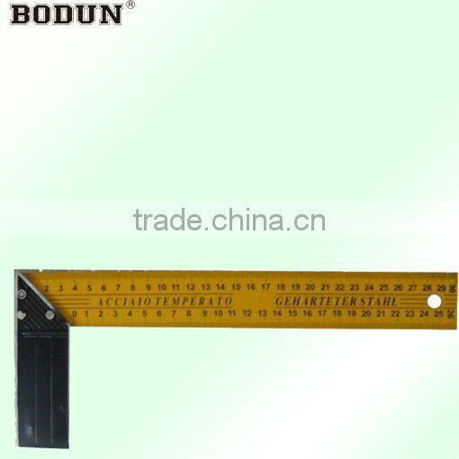 G6014A Yellow Steel Try Angle ruler