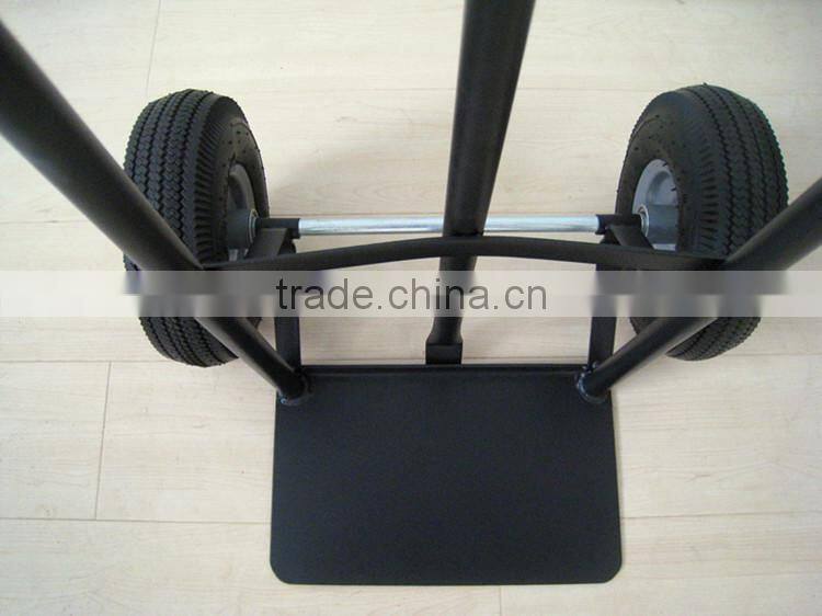 powder coating treated cargo carrier steel hand trolley for factory export
