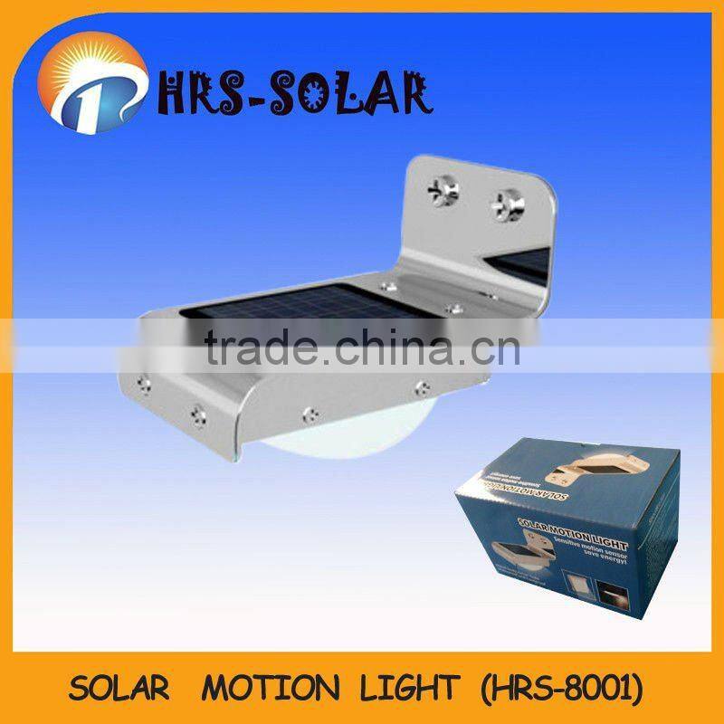 Solar motion light in garden/solar power sensor light HRS-8001A-02