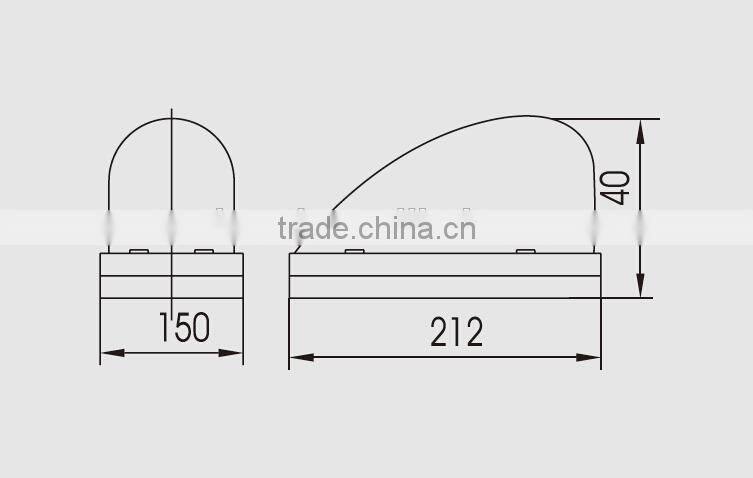 WL-A15-1201MJ 12V 24V Emergency Red Rotating Police Strobe Light with Horn Warning Rotating Siren
