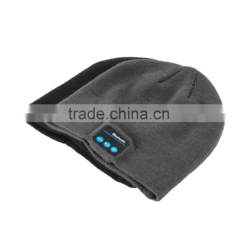 Soft Warm Hat Wireless Bluetooth Headphone Beanie Hat Bluetooth Smart Bluetooth Cap Headset Headphone Speaker Mic
