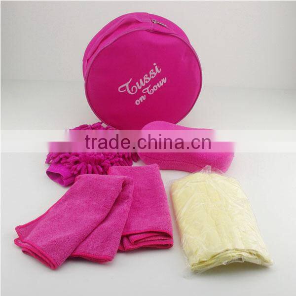 S07.012 colorful microfiber cleaning car kit/car cleaning products/Car Wash Products cleaning set