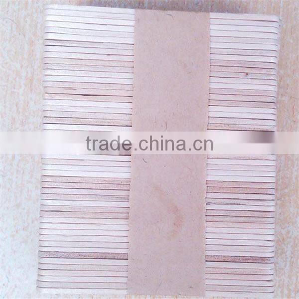 Birch wooden round/straight edge popsicle ice cream stick