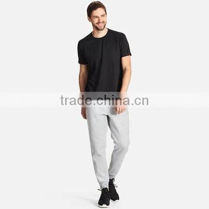 Manufacturer custom cotton blank mens round neck t-shirt