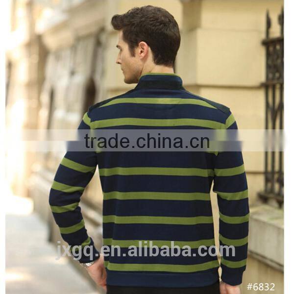 Latest high qualilty 100 cotton long sleeve china factory polo shirt wholesale mens color combination polo shirt