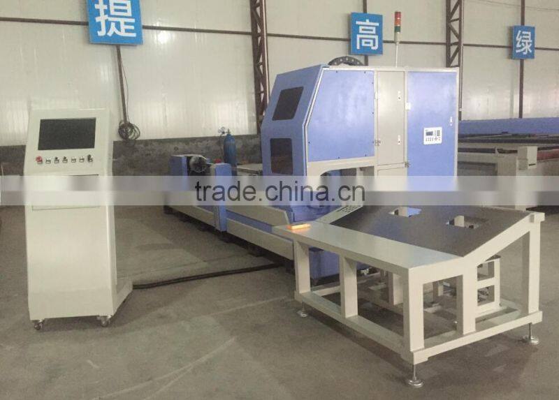 portable economic fiber laser cutting metal tube machine