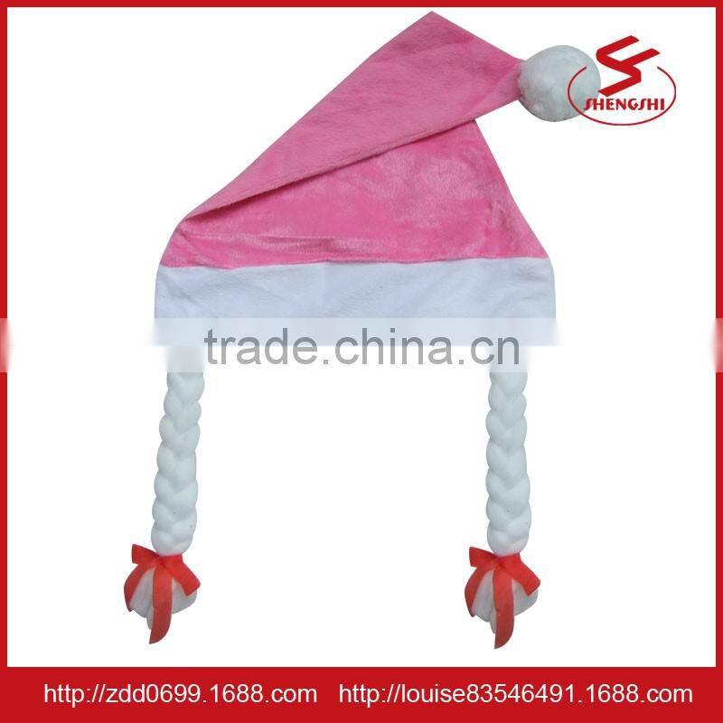 Digit printing custom hawaii style christmas hat