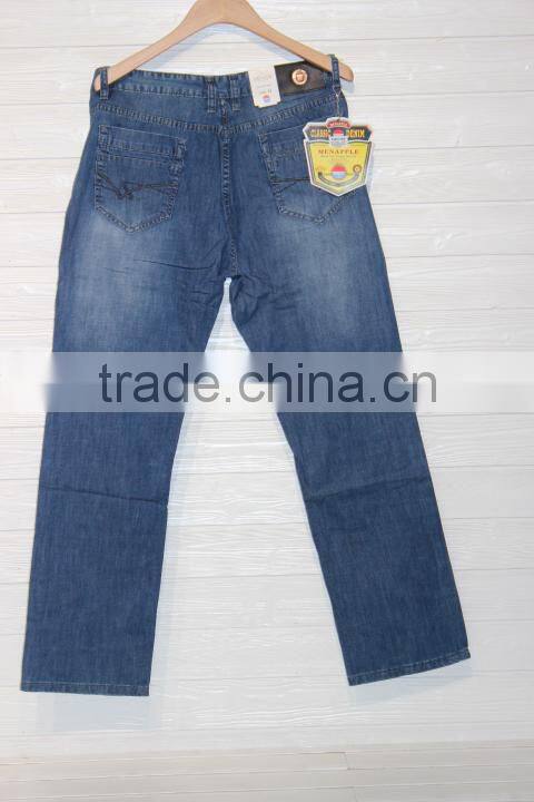 GZY Pants Wholesale Trousers Modern Designer Straight jeans raw material High Quality New Design Jeans in bulk stock