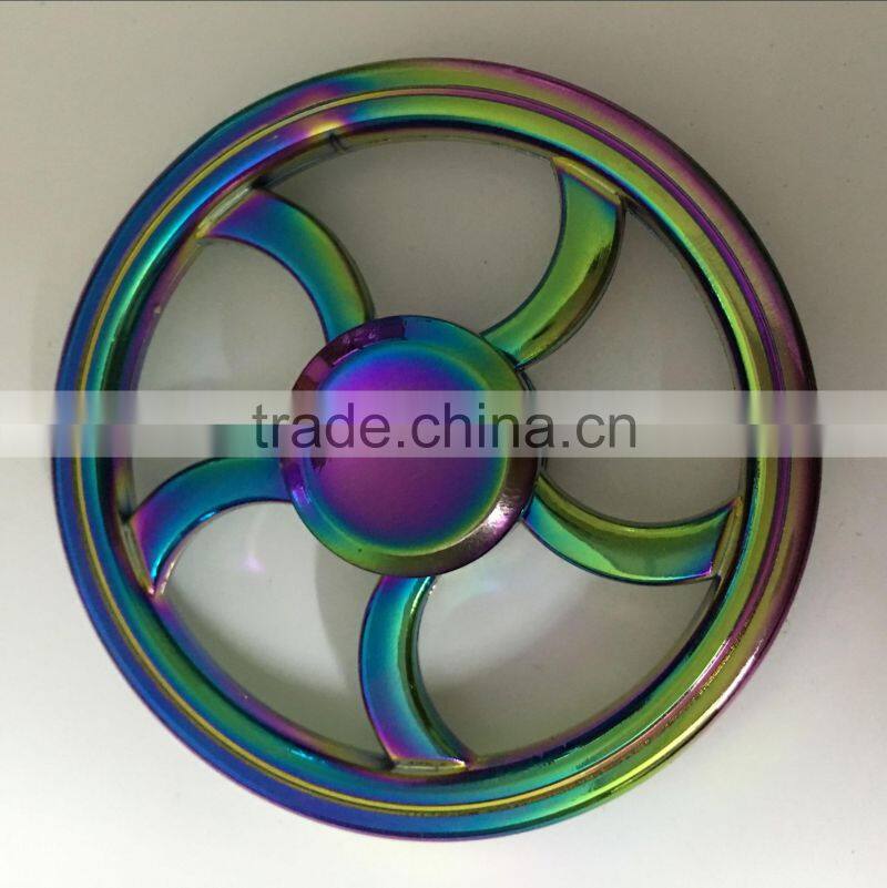 2017 New fingertip gyro spinner fidget hand fidget spinner toy Hot product baby toy colorful