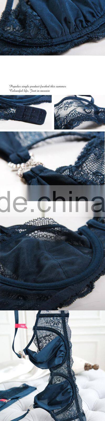 HSZ-5005 Latest Fashion Sexy Bra and Panty New Design Hollow Out Women Underwear Sexy