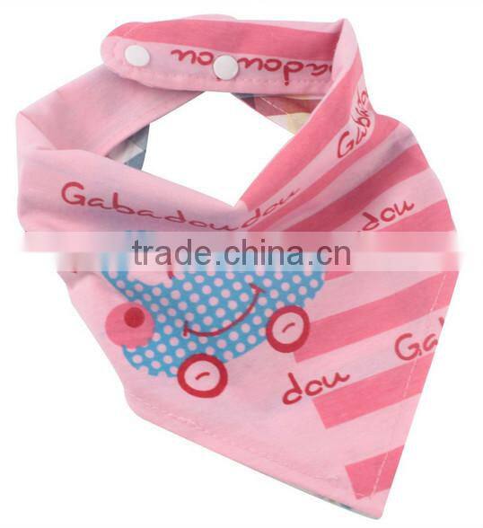 Alibaba china dribbler printing cotton custom wholesale baby burp cloth