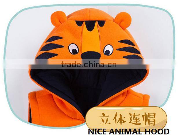 custom modern fashion boys kids wear/3pcs sets winter warm thick children garments