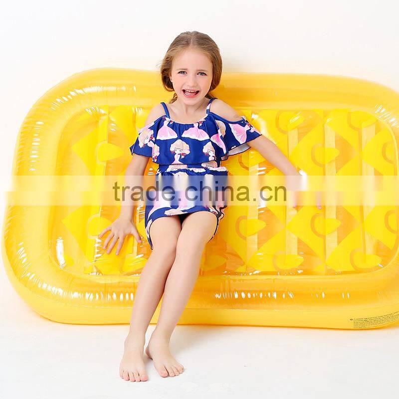 S60575B newest girls bikini princess swimsuit children printing a swimsuit