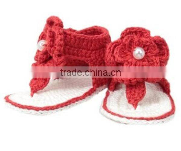 Dropship hand crochet infant&toddler newest design slippers hot
