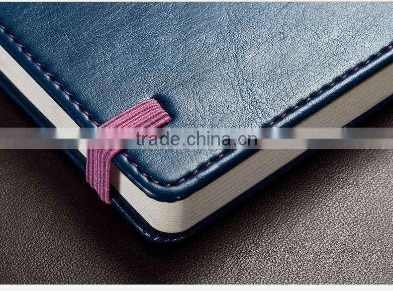 A6 hardcover section sawing binding notebook with stitching customizable leather journey notebook