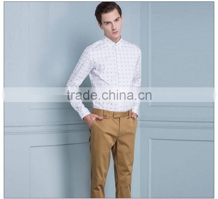 Bulk Fashion Casual 2016 Men Fancy Dress Shirt