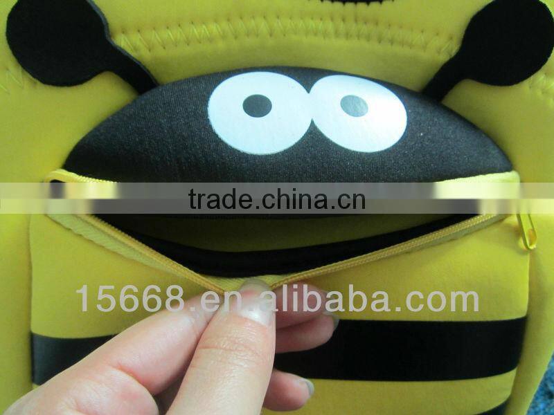 GR-W0067 hot sale animal design neoprene kid lunch bag