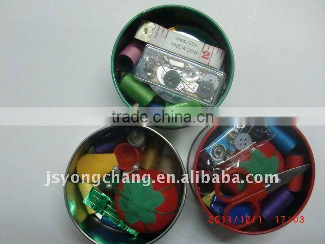 mini sewing tin box