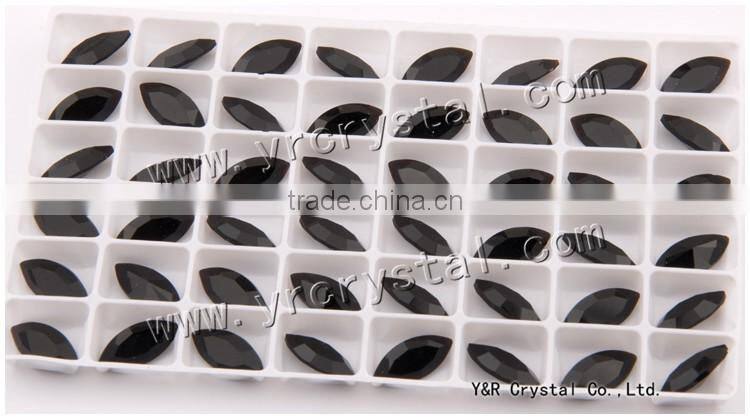 Jet crystal fancy stone crystal chaton