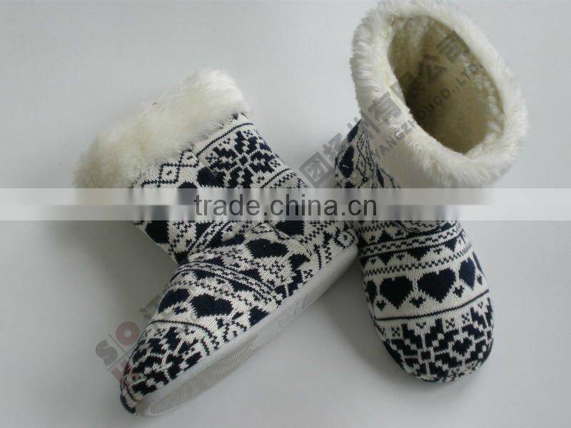 TPR sole Spring Autumn or Winter Handicraft indoor outdoor shoes boot slipper