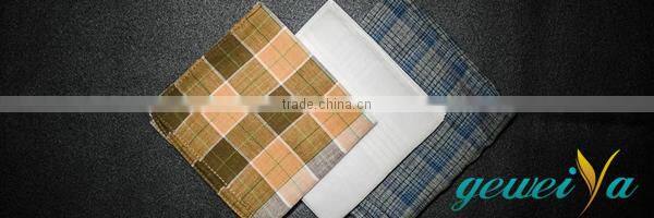 Plaid Pattern Gray Soft Handkerchiefs