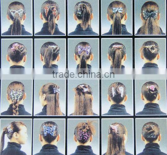 2016 Newest design Korean Style shining crystal Beads Magic Hair Comb for Promotional Gifts