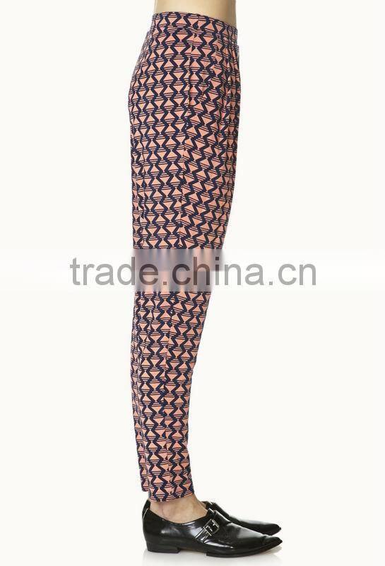 hot selling front pleated woman indian harem pants wholesale