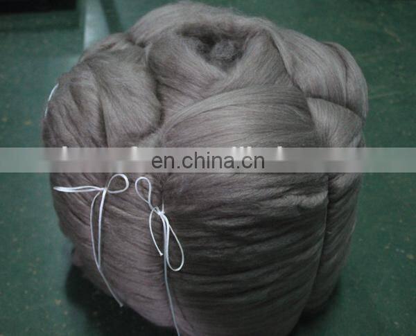 Mongolian fine brown cashmere tops with SGS