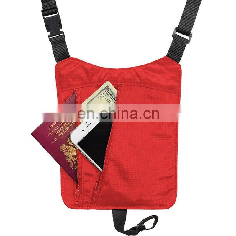 RFID Secure Passport Holder Body Wallet protection Security Travel Body Wallet