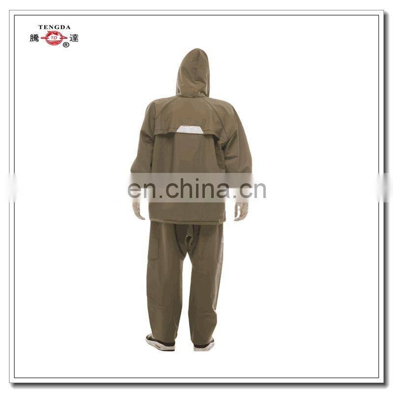 workwear acid alkali resistance thicken rubber rainsuit