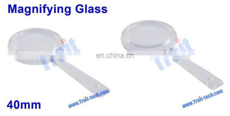 Wholesale Portable Handheld 40mm Plastic Magnifying Glass Loupe for Gift