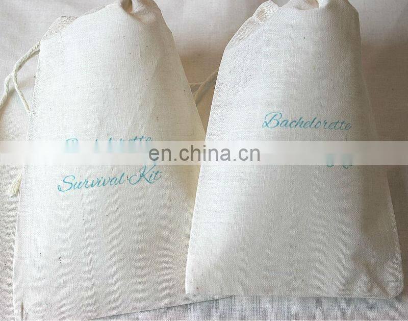 factory directly wholesale cotton fabric drawstring bag custom cotton drawstring bag eco-friendly fabric bag wholesale