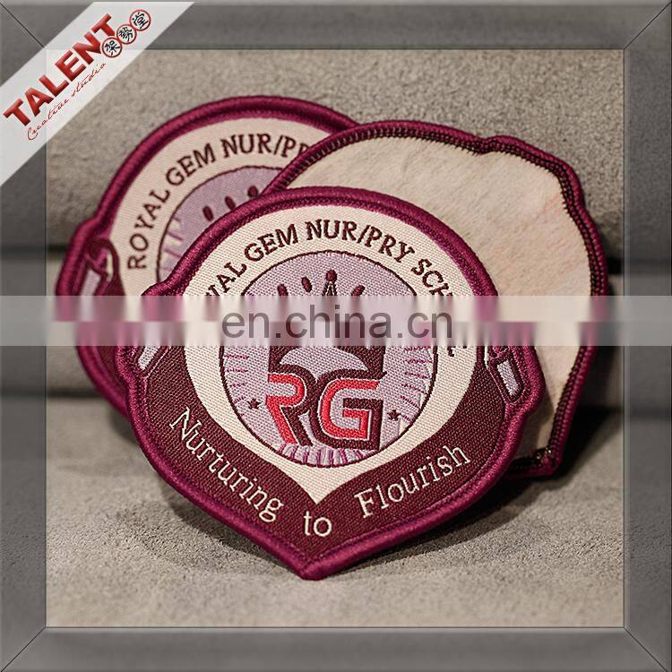High quality custom woven scout badge From China supplier