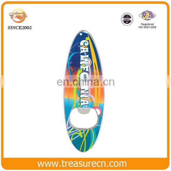 Cheaper Price Wholesale Iron Metal Bottle Opener Fridge Magents With Epoxy Logo