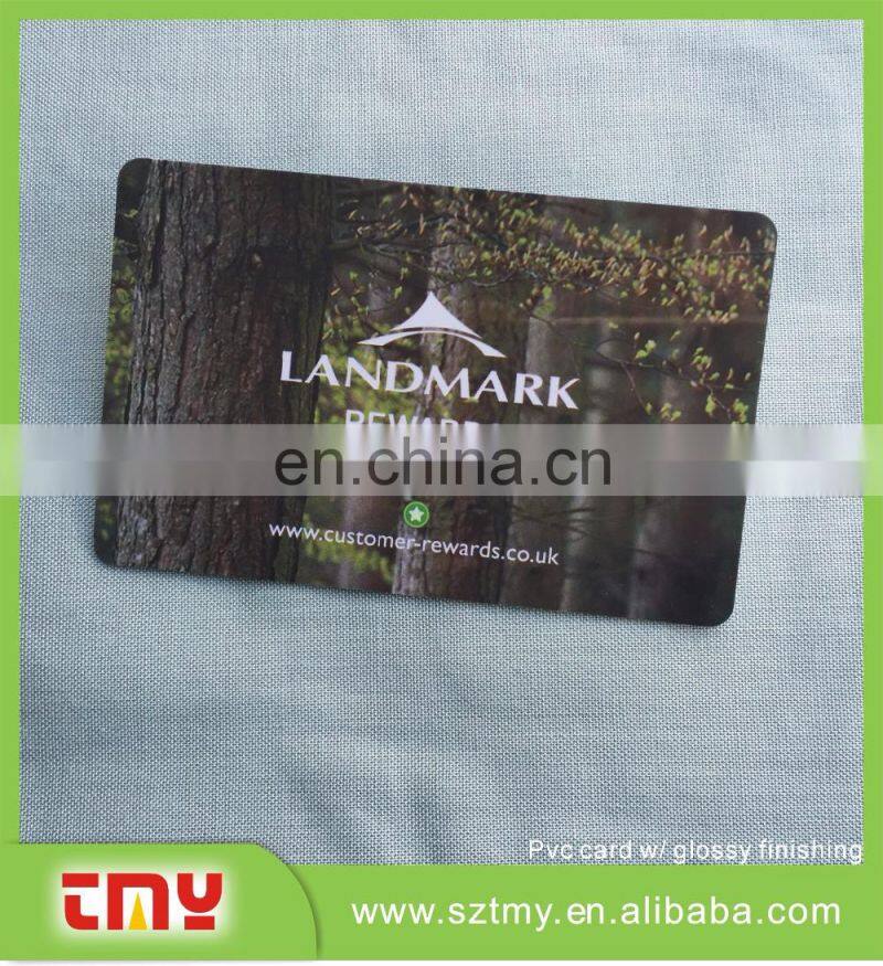 Free design, free sample plastic card for member