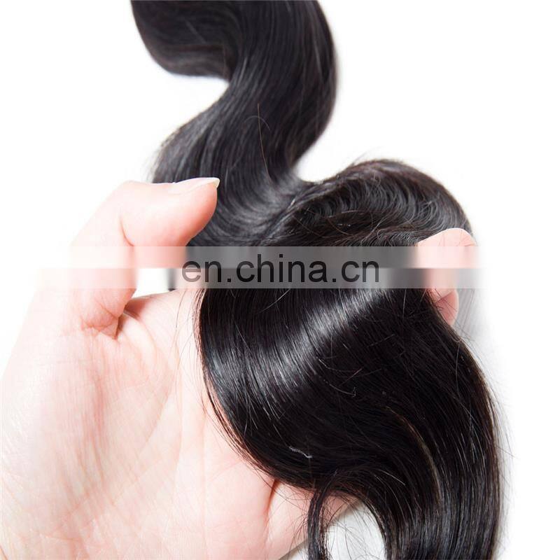 Wholesale bundle weft 18 virgin brazilian hair extension