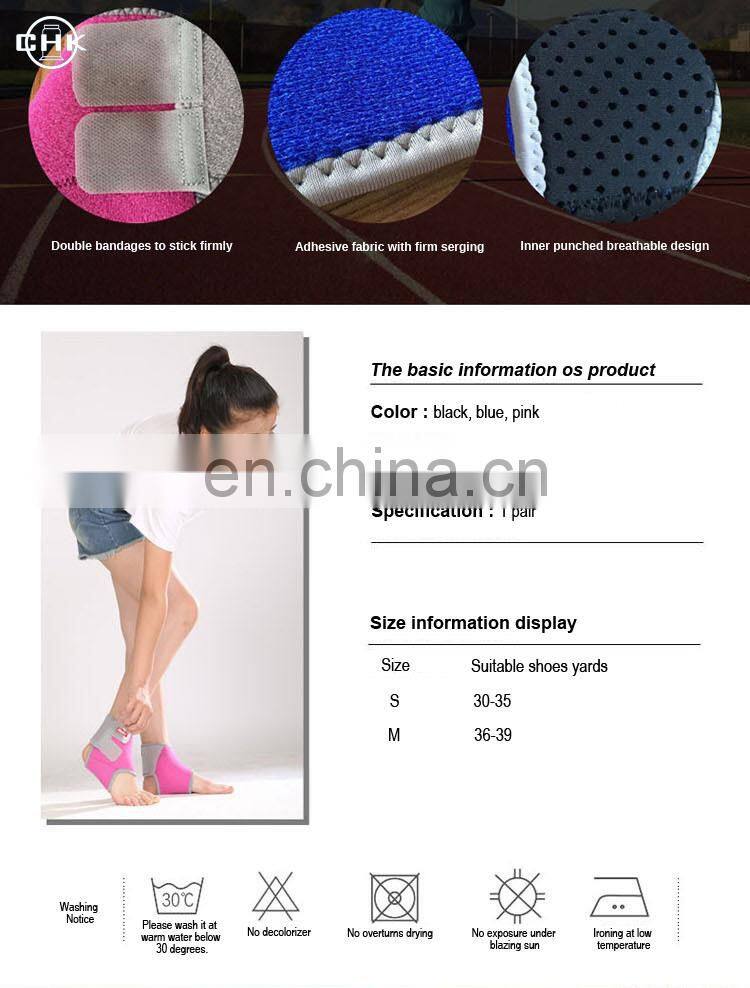 Children outdoors sports prevent sprain ankle support adjustable bandages pad sleeve