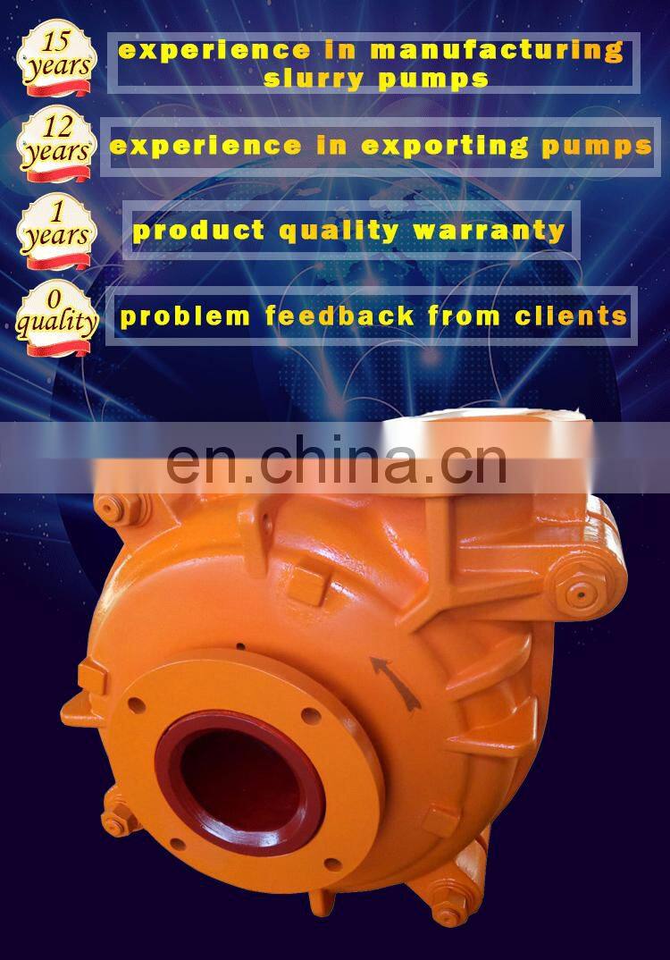 4 inch hot sale China abrasive solid slurry pump