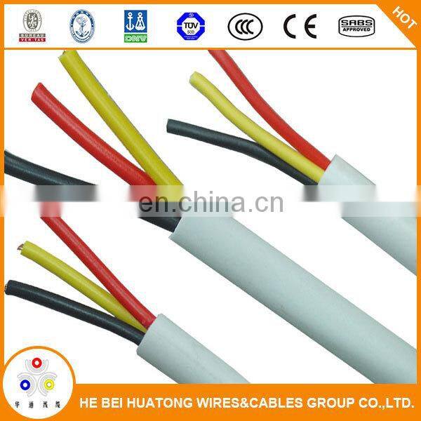 China factory 300/500V PVC insulated 3core 4mm flexible cable,rvv cable,TTR cable