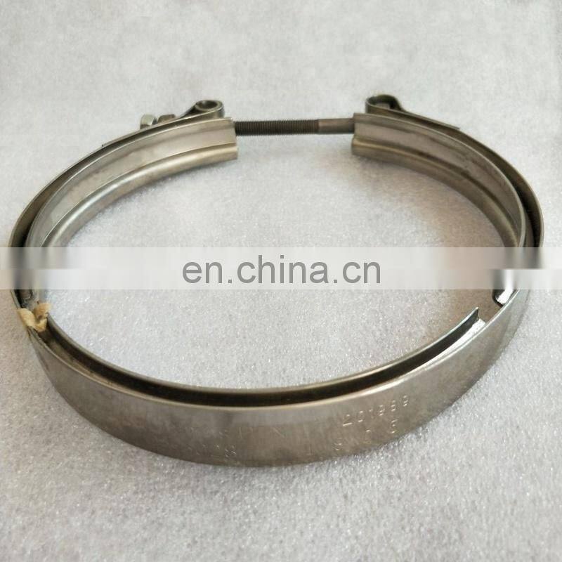 construction machinery marine engine parts CCEC exhaust outlet connection V band clamp 201989 for LT10 KTA19 KTA38 KTA50 QSK19