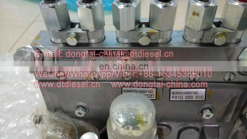 Original Pump 101609-3750 560W237147 101062-9270 for KOMATSU PC220-6