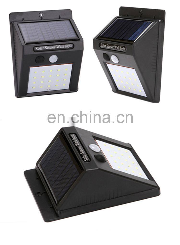 wholesale 30led IP67 Waterproof outdoor Motion Sensor Solar wall Light solar garden lamp