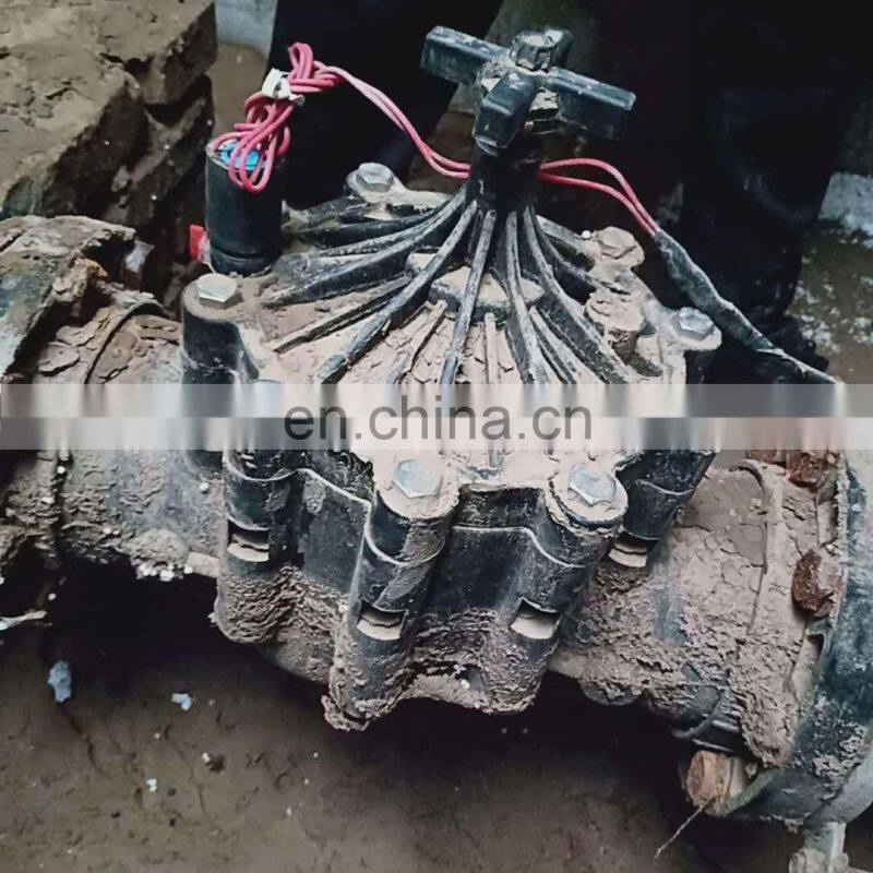 3/4"-4"9v Dc Latching plastic solenoid valve, designed for water control, ideal for industrial irrigation applica