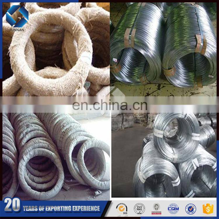 Q195 electro galvanized iron binding wire high tension hot dipped galvanized wire for fencing