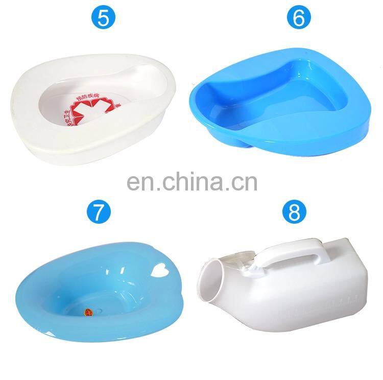 Disposable potty hospital Portable  plastic autoclavable Round bedpan for pregnant