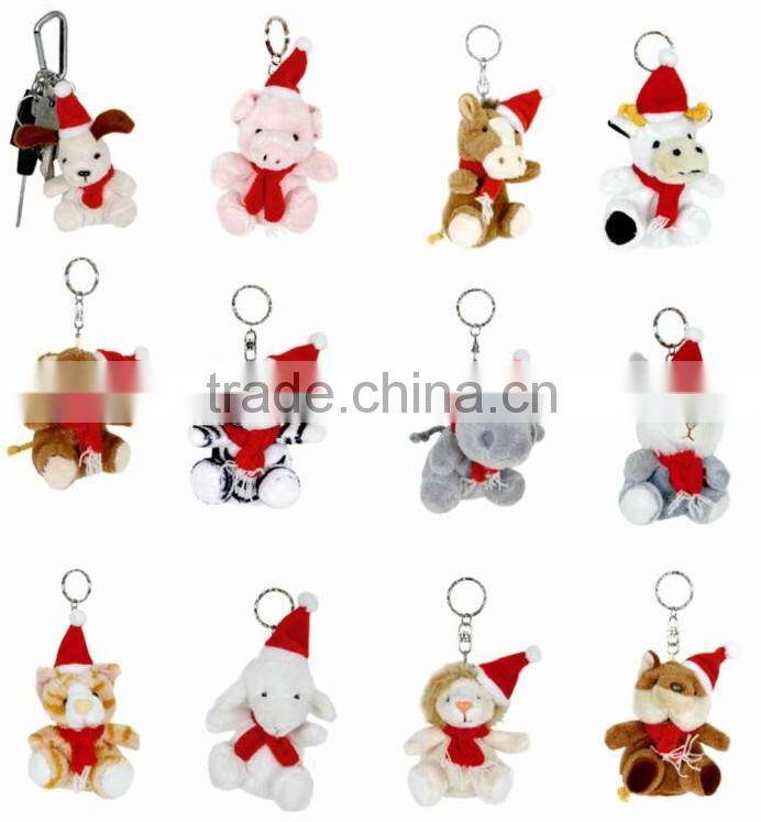 New design squeaky plush dog toys Santa Claus
