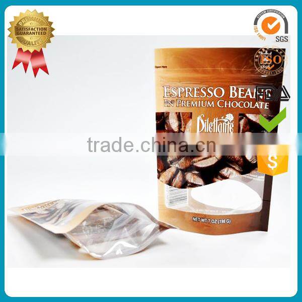 Aluminum foil pouch for snack coffee vacuum plastic food packaging bag