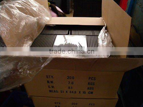 shantou factory black double 7mm short dvd plastic box